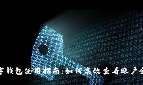 数字钱包使用指南:如何高效查看账户余额