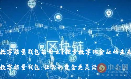 数字能量钱包能用么？探索数字化金融的未来

数字能量钱包：让你的资金更灵活